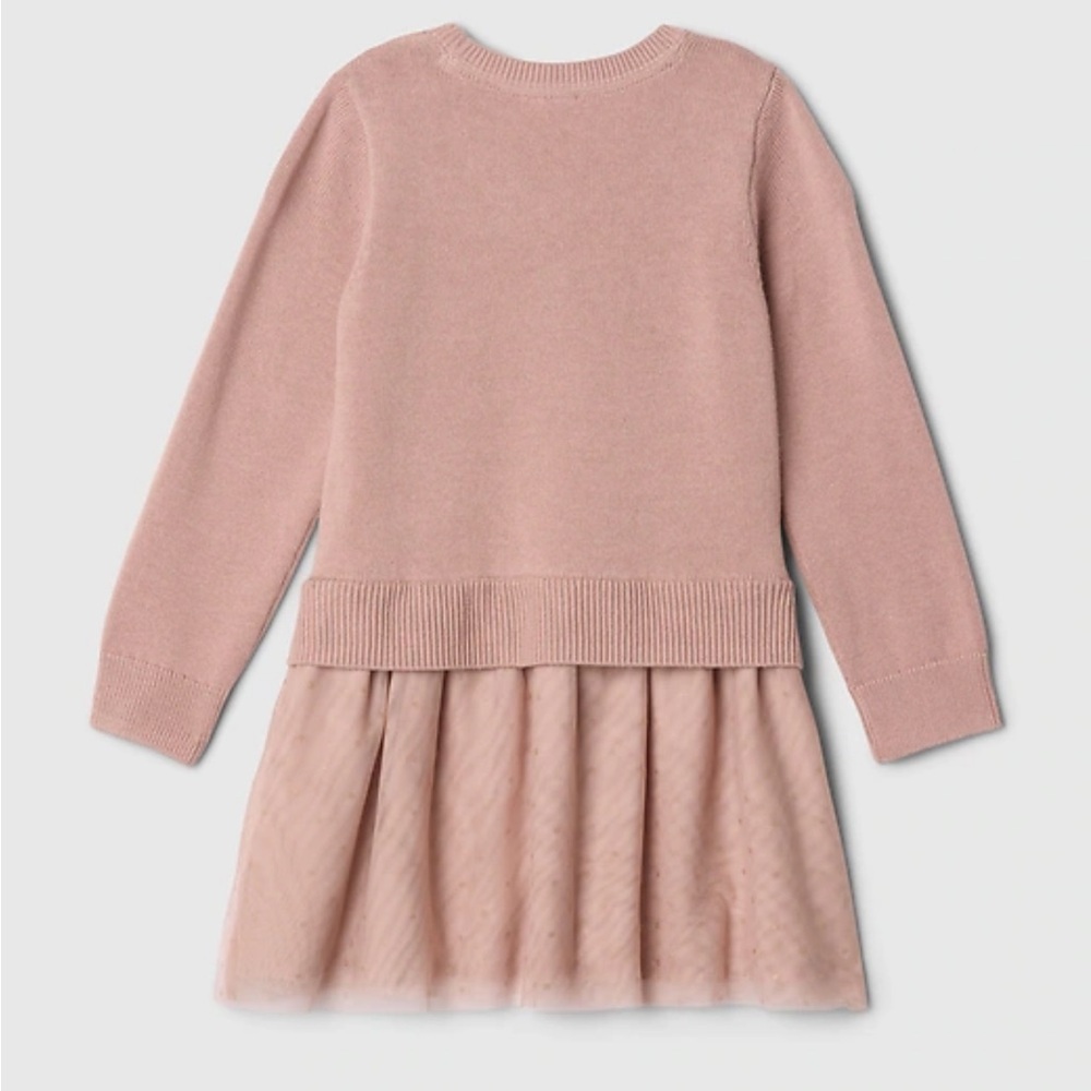 Baby & Toddler 2-in-1 Sweater Tulle Dress 18-24